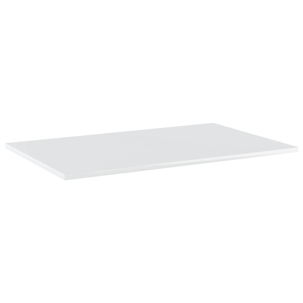 Wandschappen 4 st 80x50x1,5 cm bewerkt hout hoogglans wit
