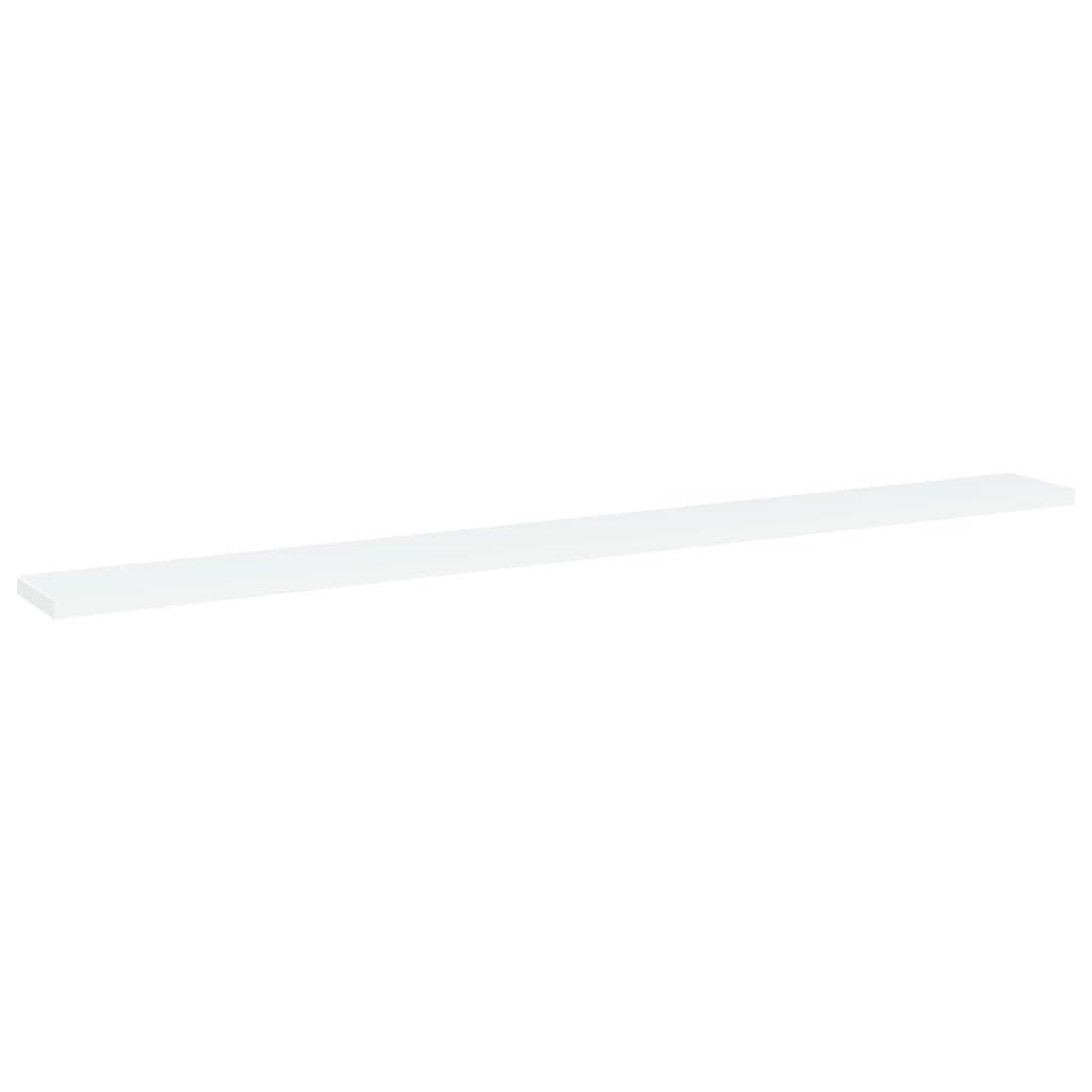 Wandschappen 100X10X1,5 Cm Spaanplaat Wit 4 100 x 10 x 1.5 cm