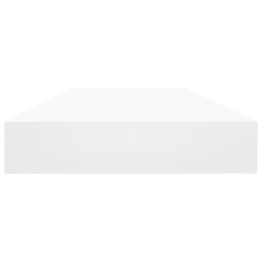 Wandschappen 100X10X1,5 Cm Spaanplaat Wit 4 100 x 10 x 1.5 cm