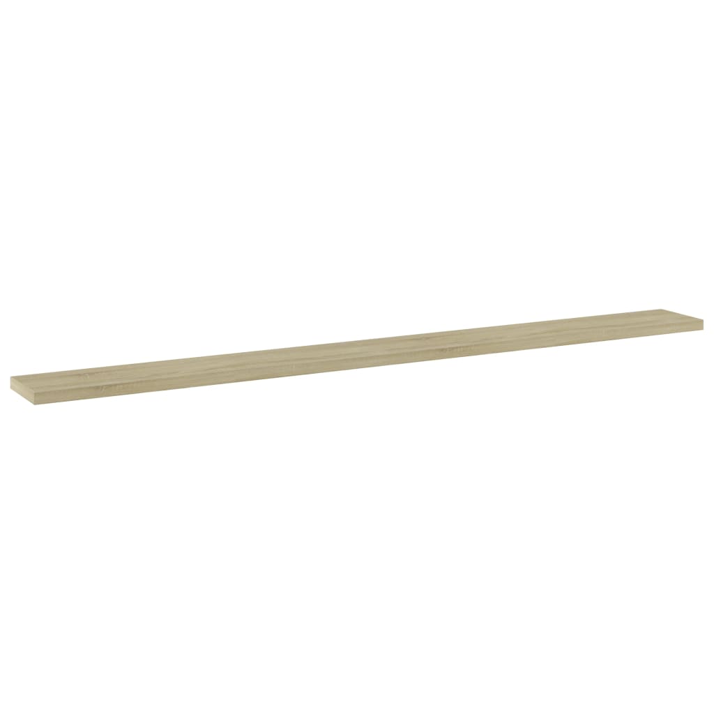 Wandschappen 100X10X1,5 Cm Spaanplaat Kleurig Sonoma Eiken 4 100 x 10 x 1.5 cm