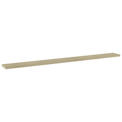Wandschappen 100X10X1,5 Cm Spaanplaat Kleurig Sonoma Eiken 4 100 x 10 x 1.5 cm