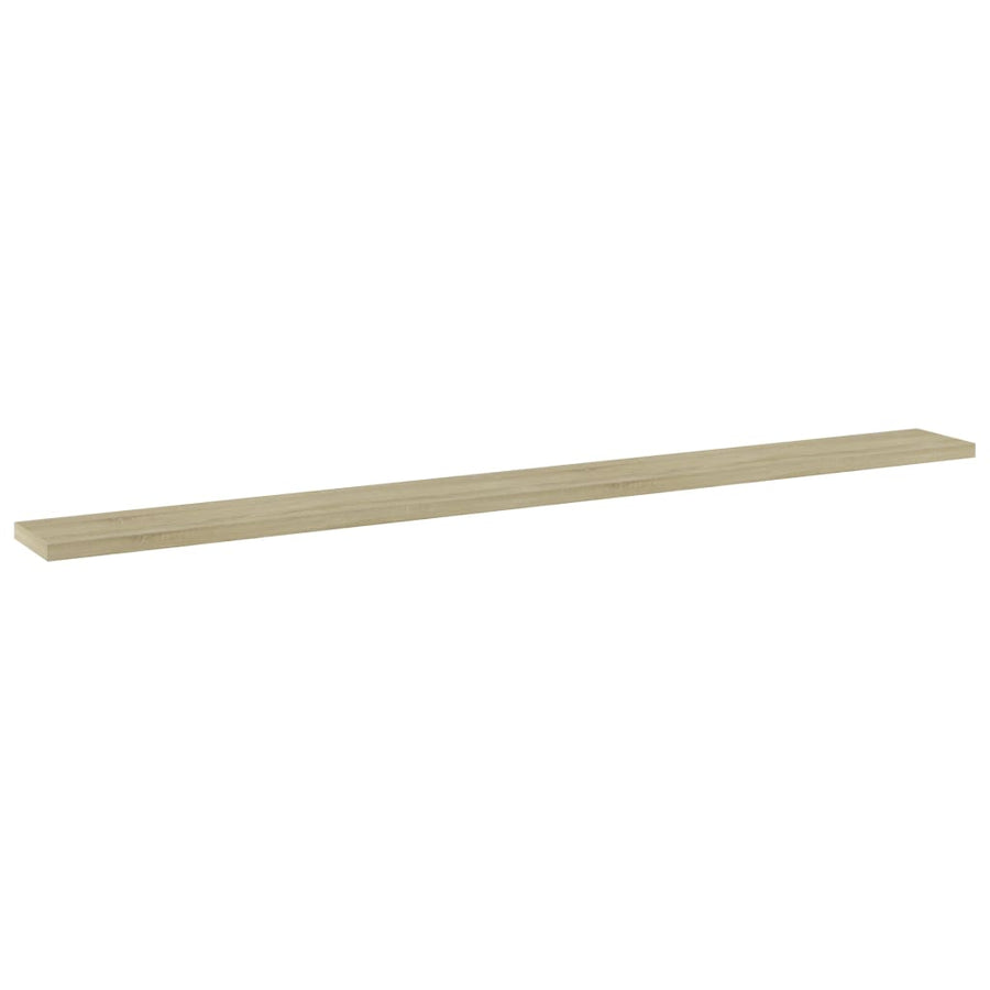 Wandschappen 100X10X1,5 Cm Spaanplaat Kleurig Sonoma Eiken 4 100 x 10 x 1.5 cm