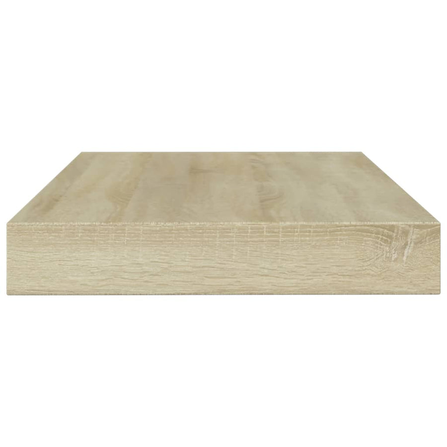 Wandschappen 100X10X1,5 Cm Spaanplaat Kleurig Sonoma Eiken 4 100 x 10 x 1.5 cm