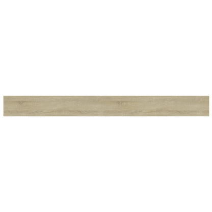 Wandschappen 8 st 100x10x1,5 cm spaanplaat sonoma eikenkleurig