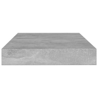 Wandschappen 100X10X1,5 Cm Bewerkt Hout Betongrijs 4 100 x 10 x 1.5 cm