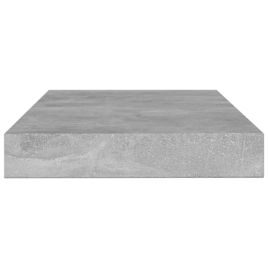 Wandschappen 100X10X1,5 Cm Bewerkt Hout Betongrijs 4 100 x 10 x 1.5 cm