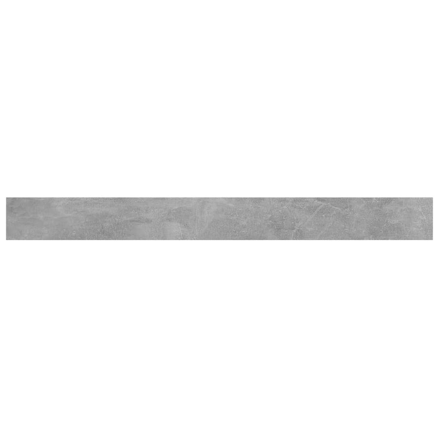 Wandschappen 100X10X1,5 Cm Bewerkt Hout Betongrijs 4 100 x 10 x 1.5 cm