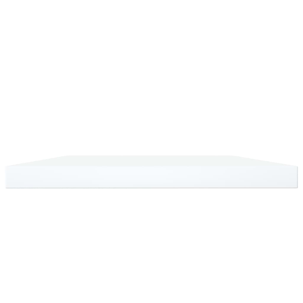Wandschappen 4 st 100x20x1,5 cm bewerkt hout wit