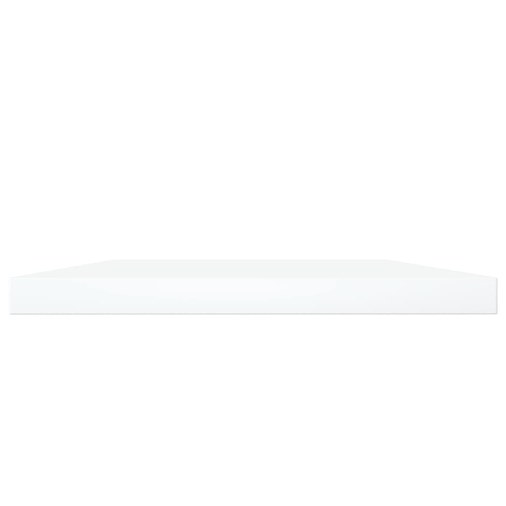 Wandschappen 8 st 100x20x1,5 cm spaanplaat wit
