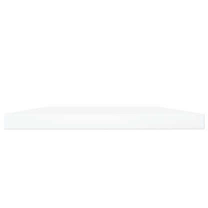 Wandschappen 8 st 100x20x1,5 cm spaanplaat wit