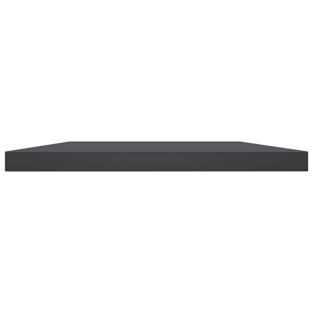 Wandschappen 4 St 100X20X1,5 Cm Spaanplaat Grijs Grijs 4