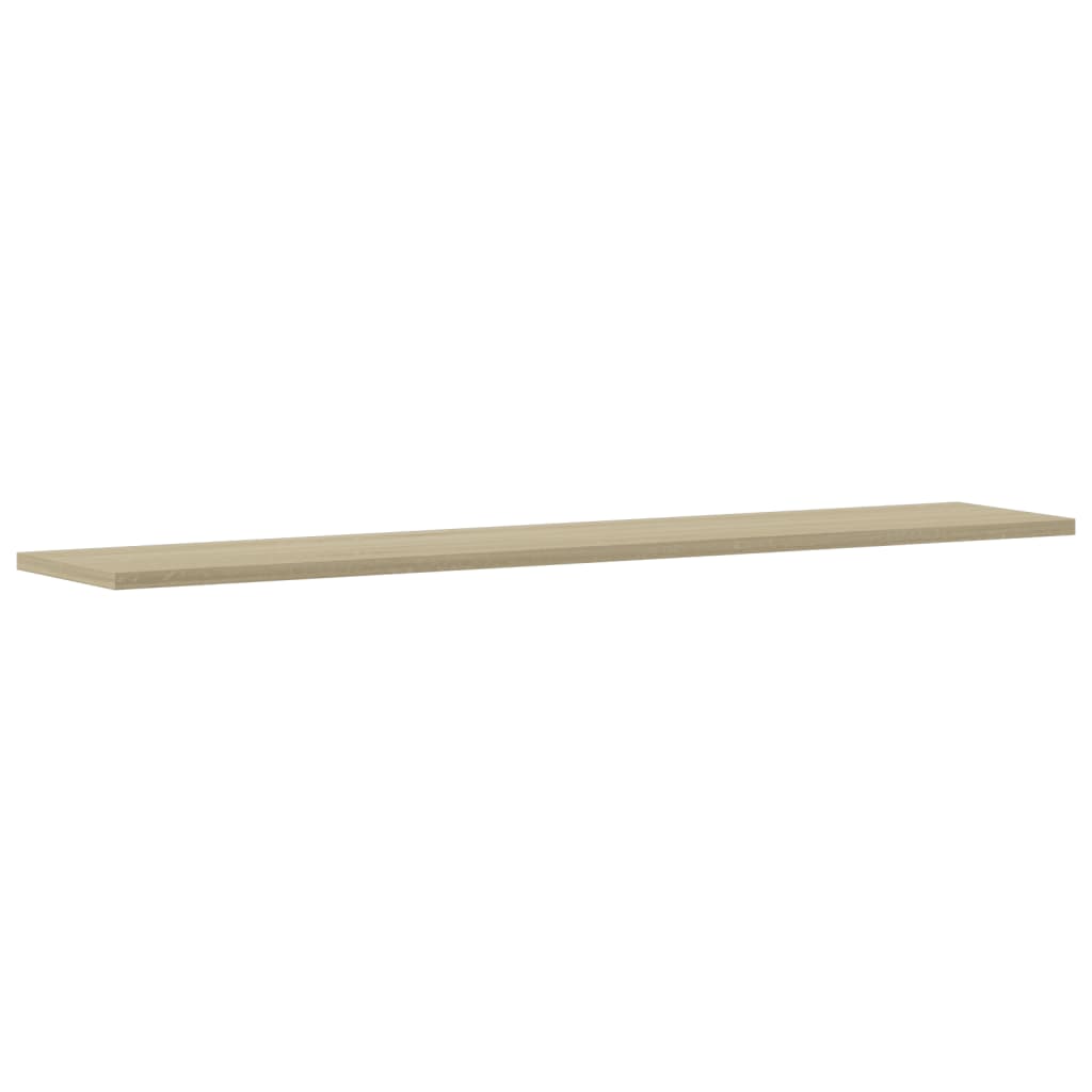 Wandschappen 8 st 100x20x1,5 cm spaanplaat sonoma eikenkleurig