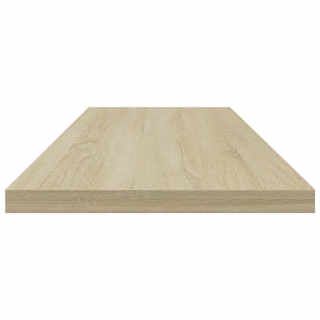 Wandschappen 8 st 100x20x1,5 cm spaanplaat sonoma eikenkleurig