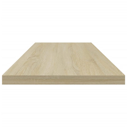 Wandschappen 8 st 100x20x1,5 cm spaanplaat sonoma eikenkleurig