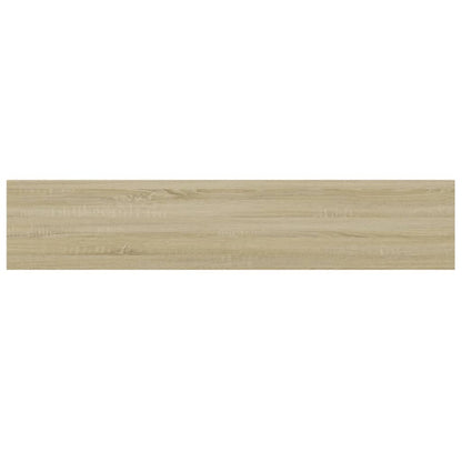 Wandschappen 8 st 100x20x1,5 cm spaanplaat sonoma eikenkleurig