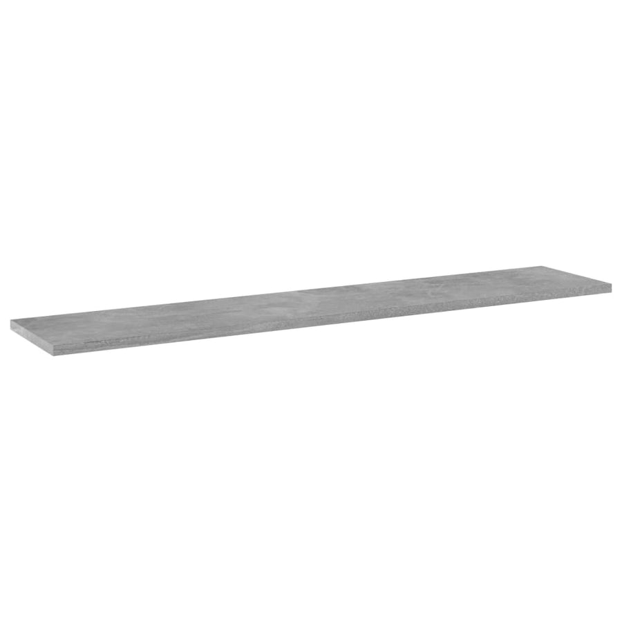 Wandschappen 4 st 100x20x1,5 cm bewerkt hout betongrijs