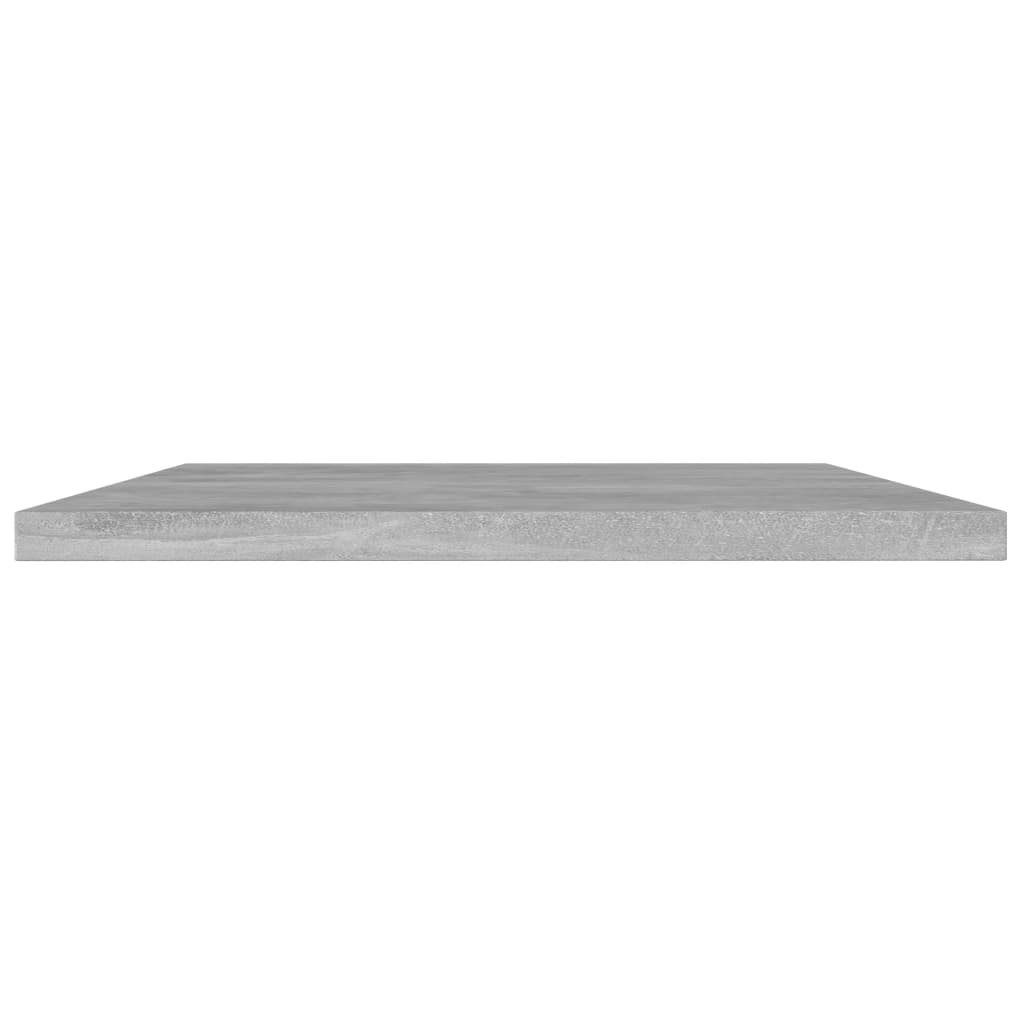Wandschappen 4 st 100x20x1,5 cm bewerkt hout betongrijs