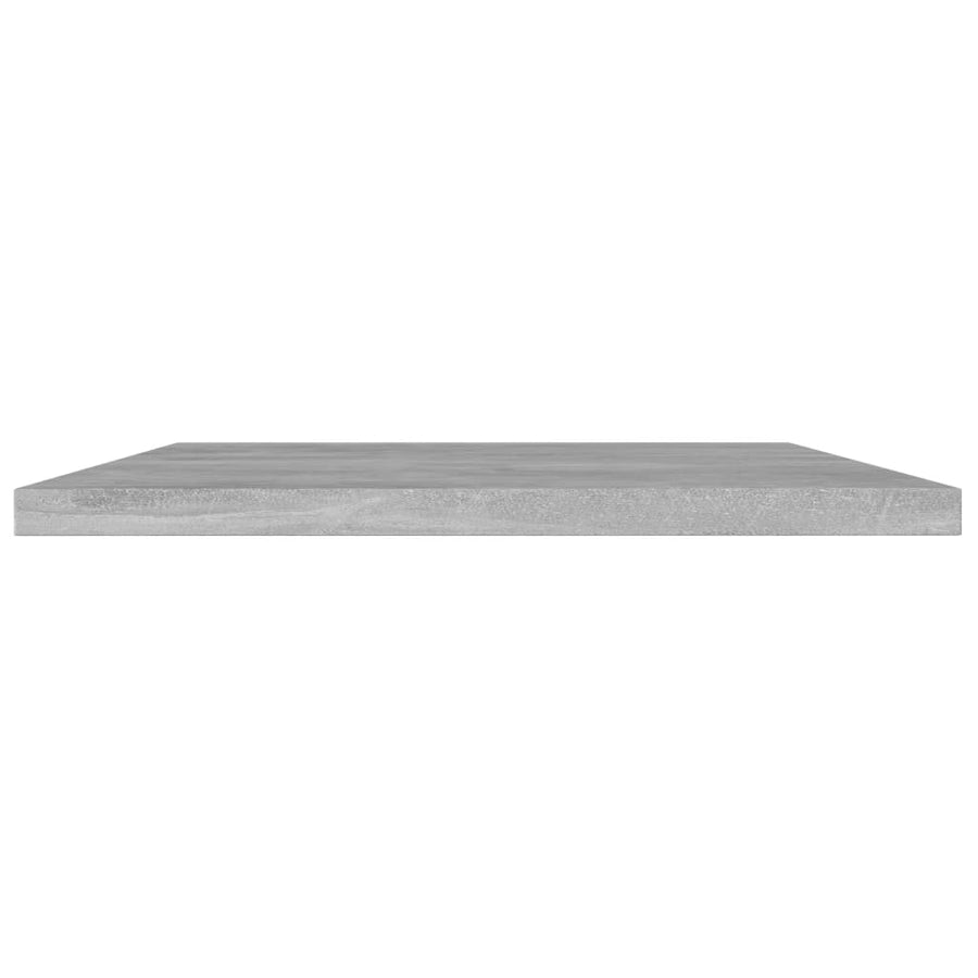 Wandschappen 4 st 100x20x1,5 cm bewerkt hout betongrijs