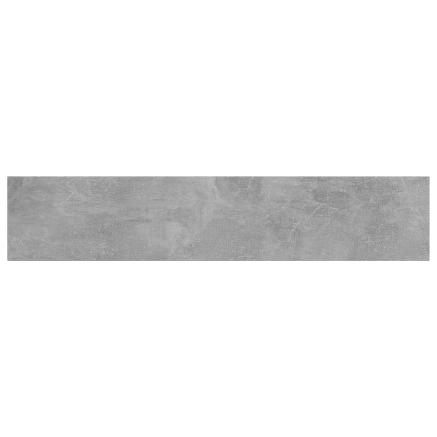 Wandschappen 4 st 100x20x1,5 cm bewerkt hout betongrijs