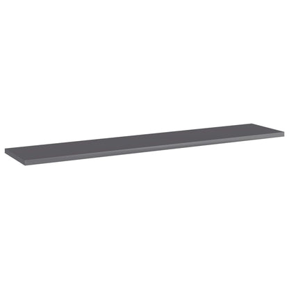 Wandschappen 100X20X1,5 Cm Spaanplaat Hoogglans Grijs 4
