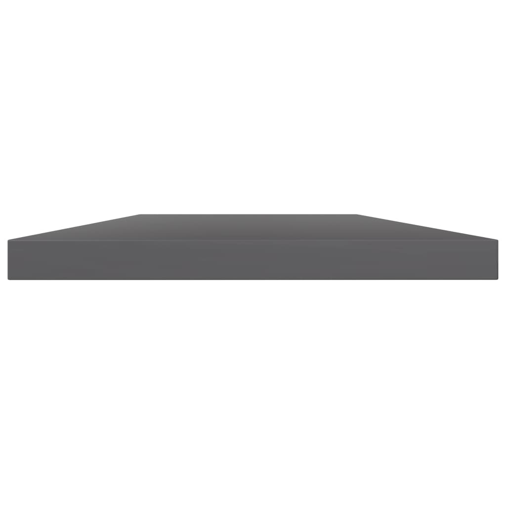 Wandschappen 100X20X1,5 Cm Spaanplaat Hoogglans Grijs 4