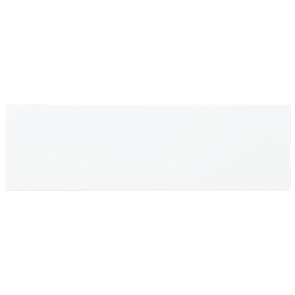 Wandschappen 4 st 100x30x1,5 cm spaanplaat wit