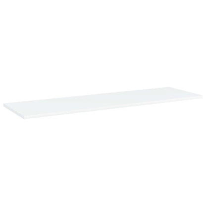 Wandschappen 8 st 100x30x1,5 cm spaanplaat wit