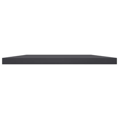 Wandschappen 4 st 100x30x1,5 cm spaanplaat grijs