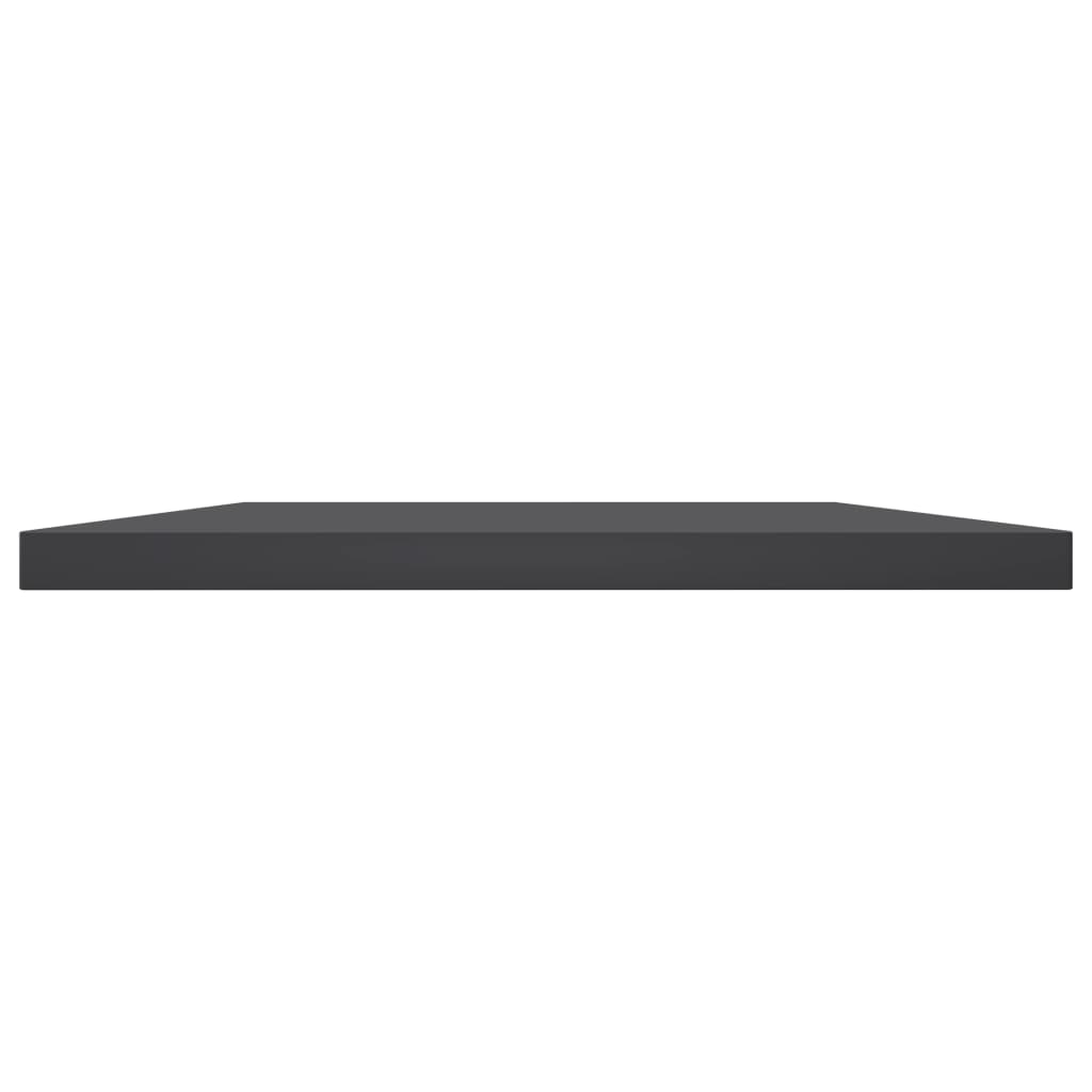 Wandschappen 8 st 100x30x1,5 cm spaanplaat grijs