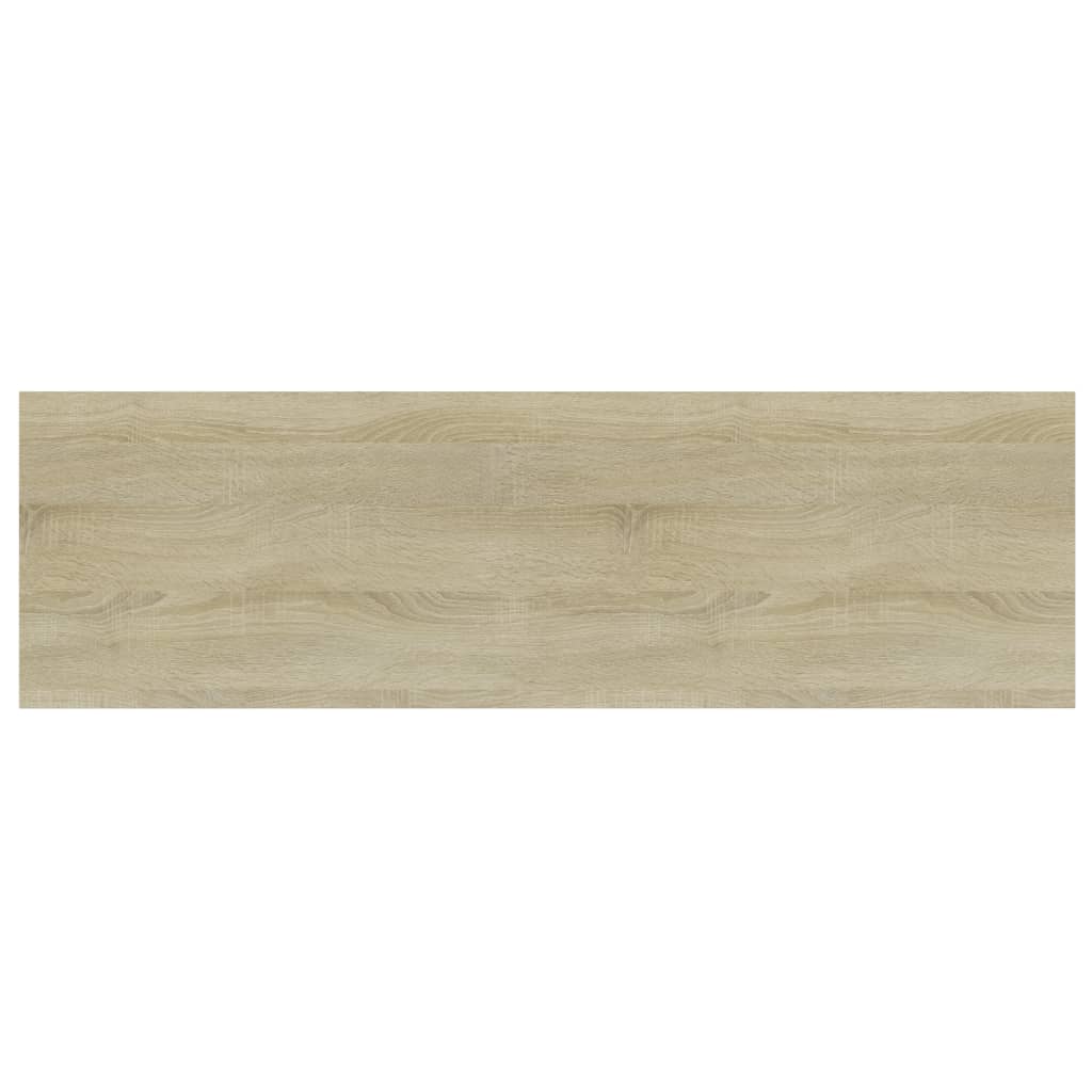 Wandschappen 8 st 100x30x1,5 cm spaanplaat sonoma eikenkleurig