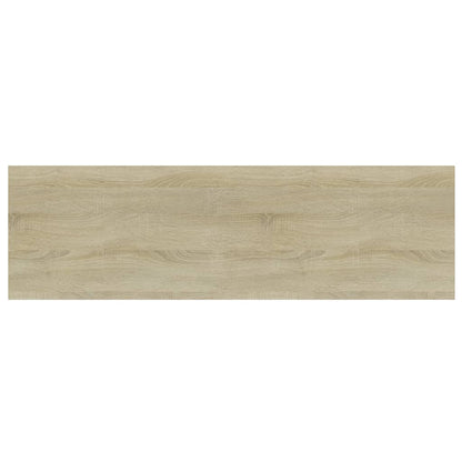 Wandschappen 8 st 100x30x1,5 cm spaanplaat sonoma eikenkleurig