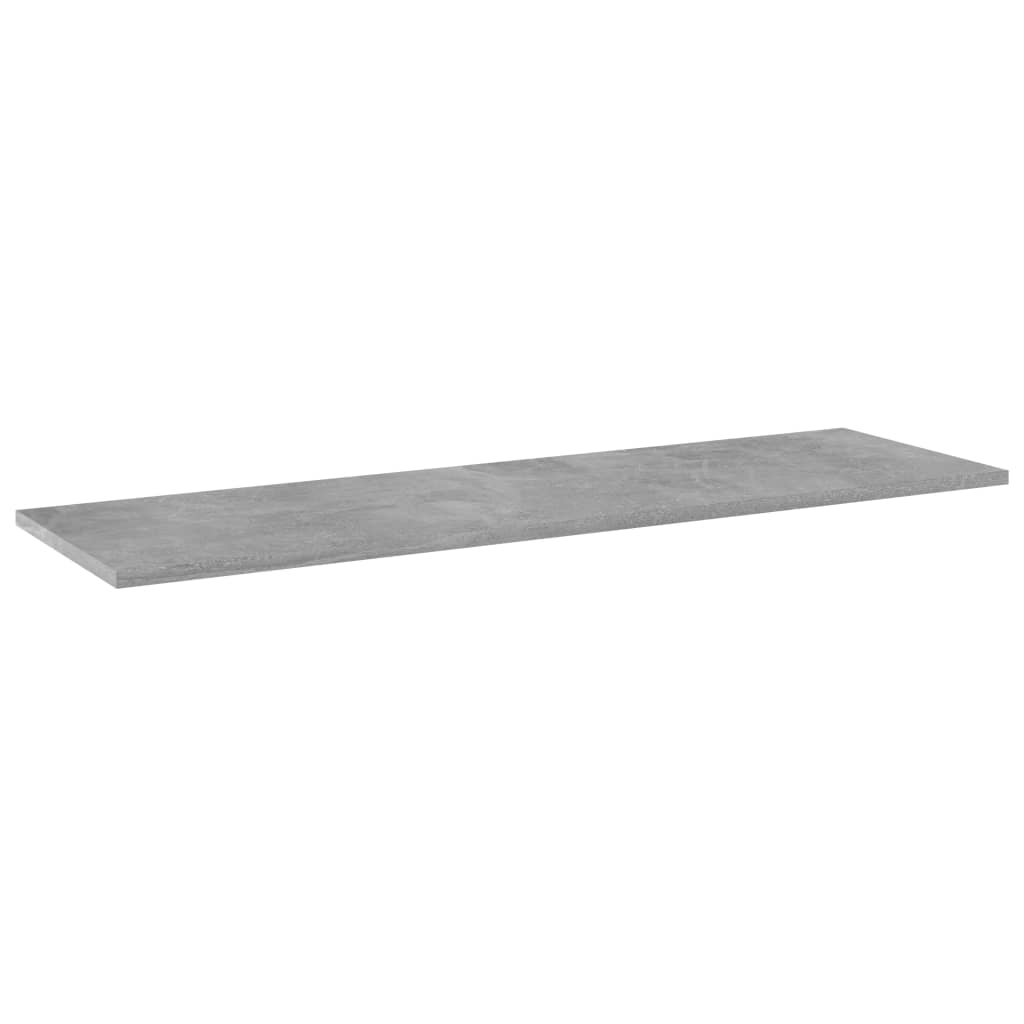 Wandschappen 8 st 100x30x1,5 cm spaanplaat betongrijs