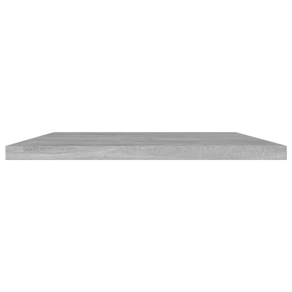 Wandschappen 8 st 100x30x1,5 cm spaanplaat betongrijs
