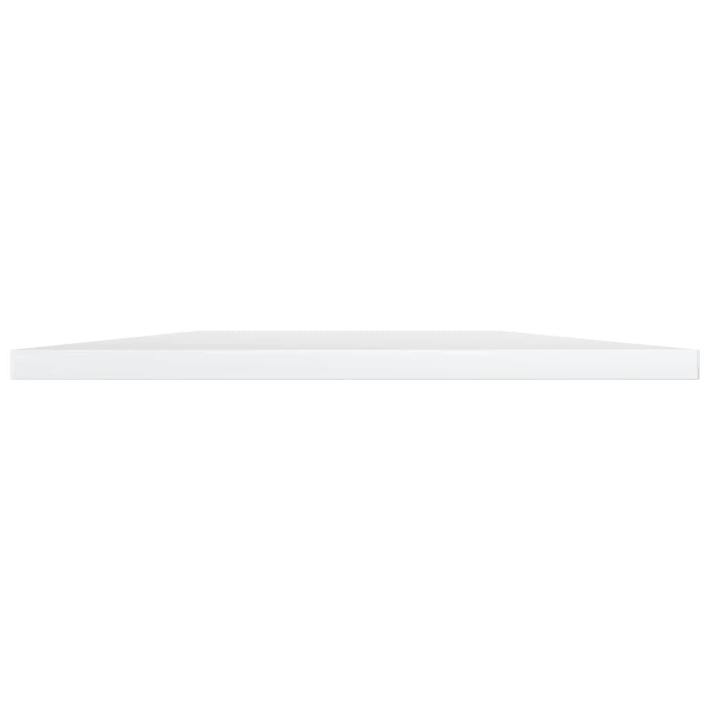 Wandschappen 8 st 100x30x1,5 cm spaanplaat hoogglans wit