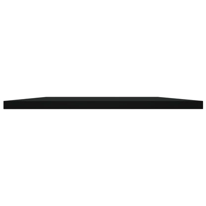 Wandschappen 4 st 100x40x1,5 cm spaanplaat zwart