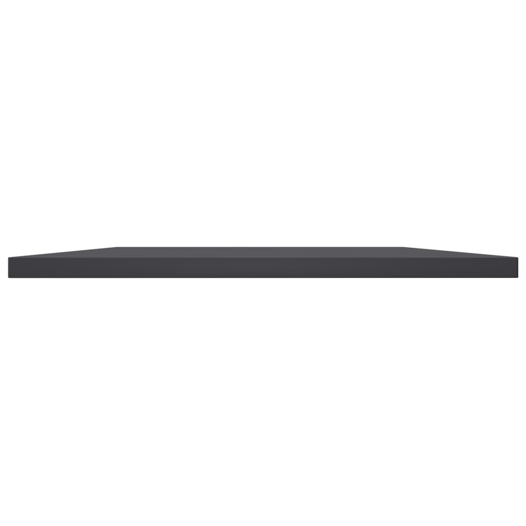 Wandschappen 4 st 100x40x1,5 cm spaanplaat grijs