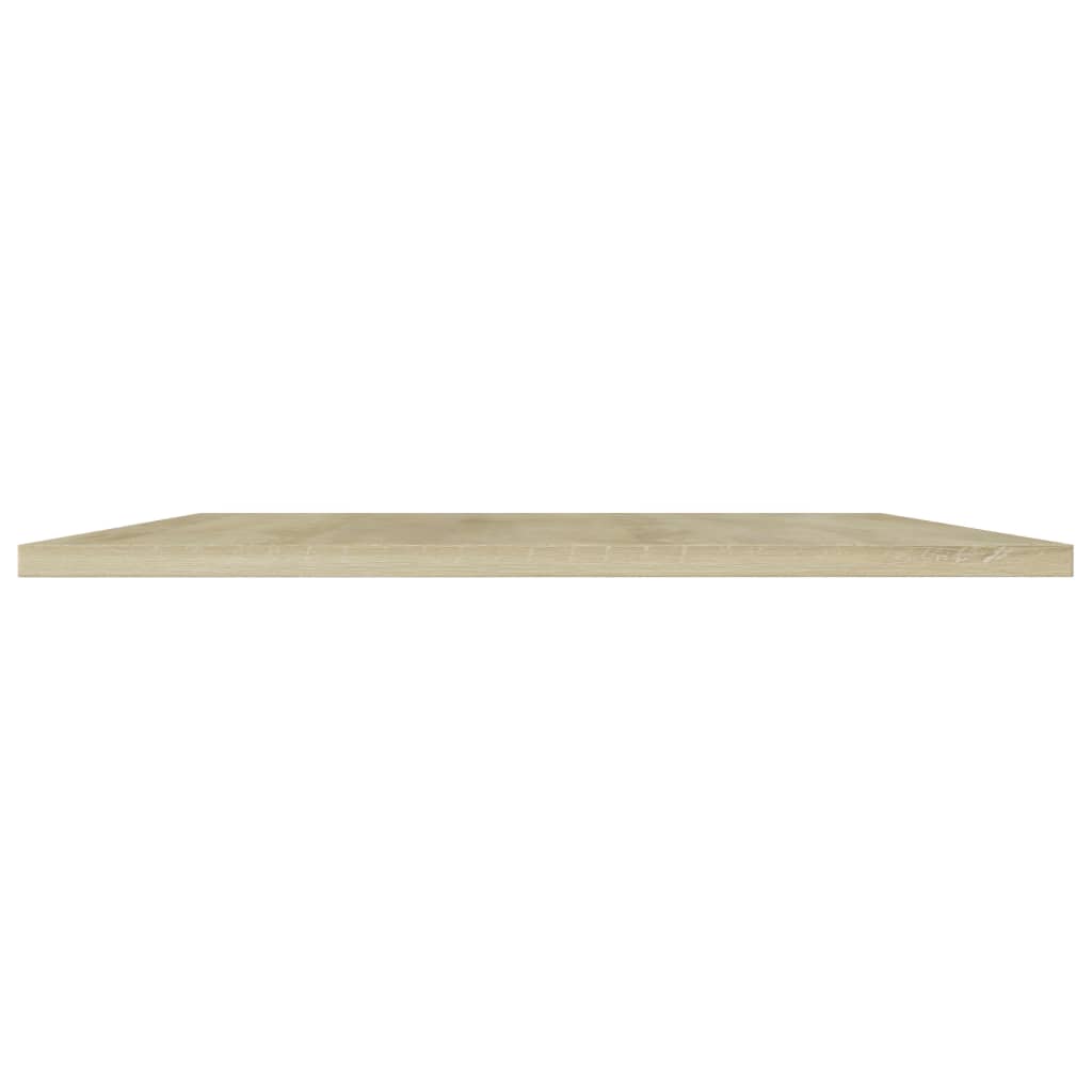 Wandschappen 4 st 100x40x1,5 cm spaanplaat sonoma eikenkleurig