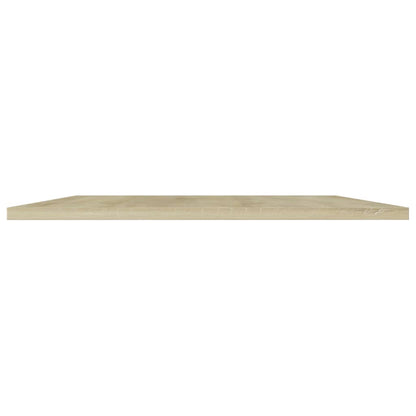 Wandschappen 4 st 100x40x1,5 cm spaanplaat sonoma eikenkleurig
