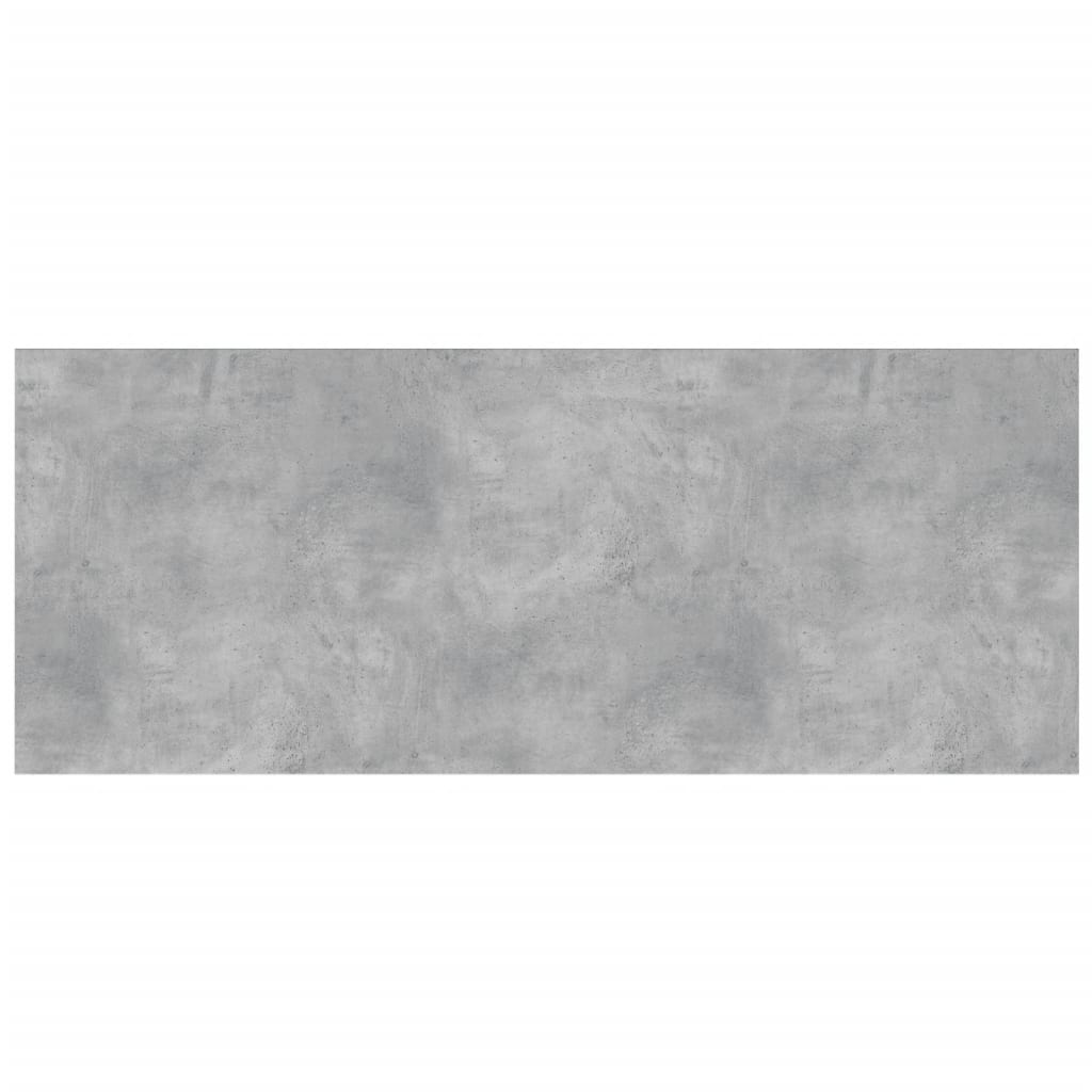 Wandschappen 4 st 100x40x1,5 cm bewerkt hout betongrijs
