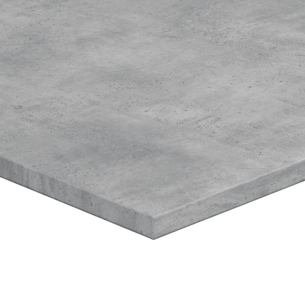 Wandschappen 4 st 100x40x1,5 cm bewerkt hout betongrijs