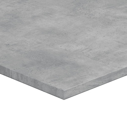 Wandschappen 4 st 100x40x1,5 cm bewerkt hout betongrijs