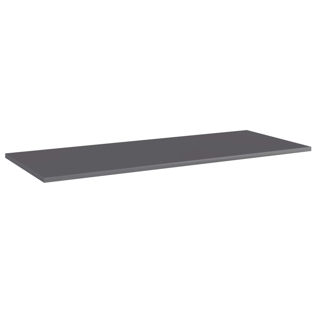 Wandschappen 100X40X1,5 Cm Spaanplaat Hoogglans Grijs 4