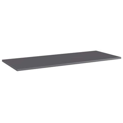 Wandschappen 100X40X1,5 Cm Spaanplaat Hoogglans Grijs 4