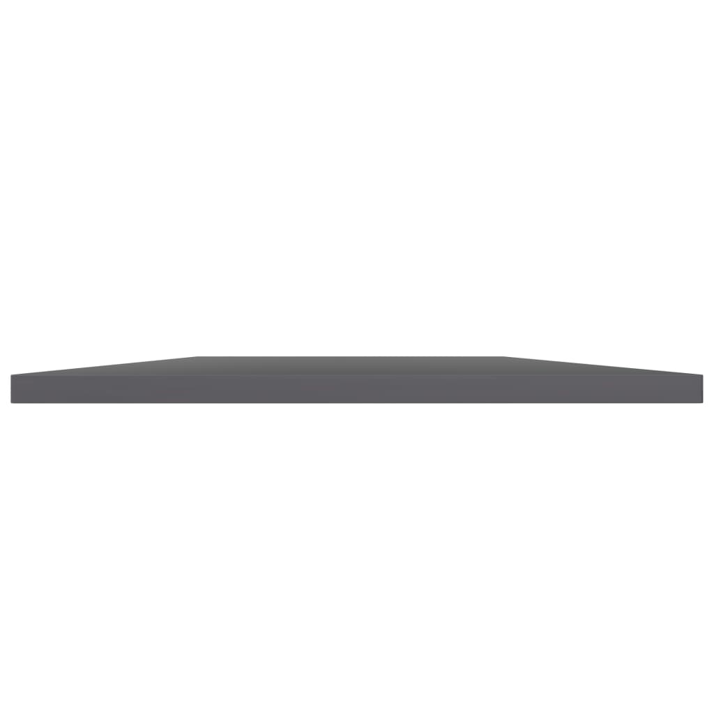 Wandschappen 100X40X1,5 Cm Spaanplaat Hoogglans Grijs 4