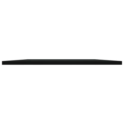 Wandschappen 4 st 100x50x1,5 cm spaanplaat zwart