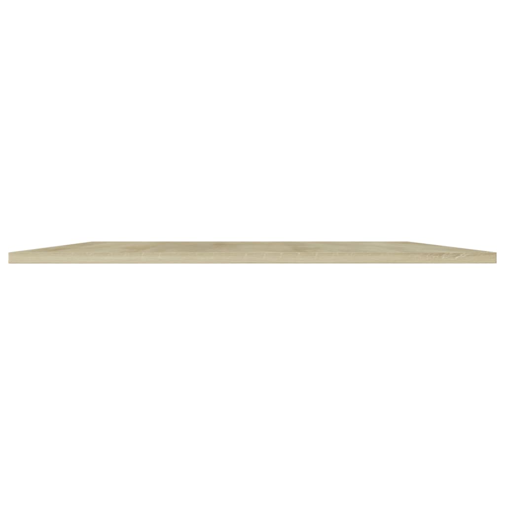Wandschappen 4 st 100x50x1,5 cm spaanplaat sonoma eikenkleurig