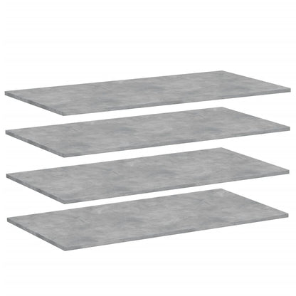 Wandschappen 100X50X1,5 Cm Bewerkt Hout Betongrijs 4