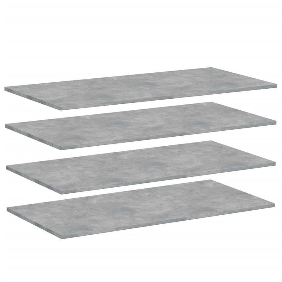 Wandschappen 100X50X1,5 Cm Bewerkt Hout Betongrijs 4