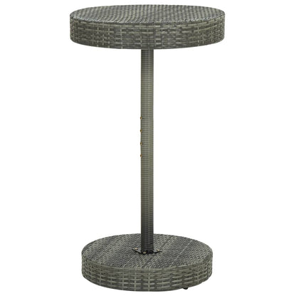 -Delige Tuinbarset Met Kussens Poly Rattan 3 Grijs