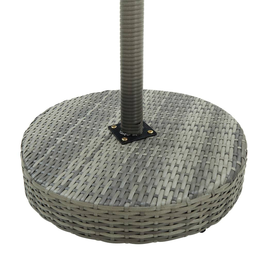 -Delige Tuinbarset Met Kussens Poly Rattan 3 Grijs
